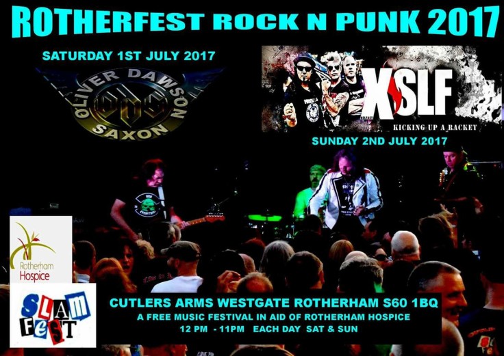ODS SAXON HEADLINE SATURDAY ROTHERHAM HOSPICE CHARITY EVENT Free Entry