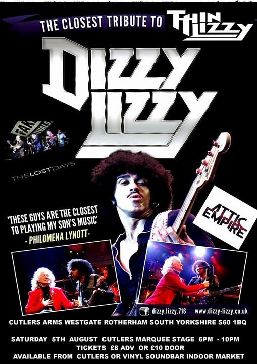 DIZZY LIZZY THE BEST THIN LIZZY TRIBUTE AROUND