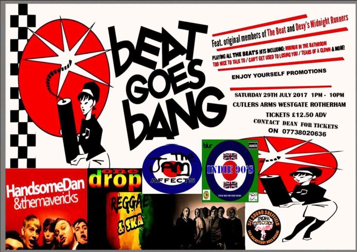 THE BEAT GOES BANG SCOOTER ALLDAYER. INDIE REGGAE SKA TROJAN EXPLOSION
