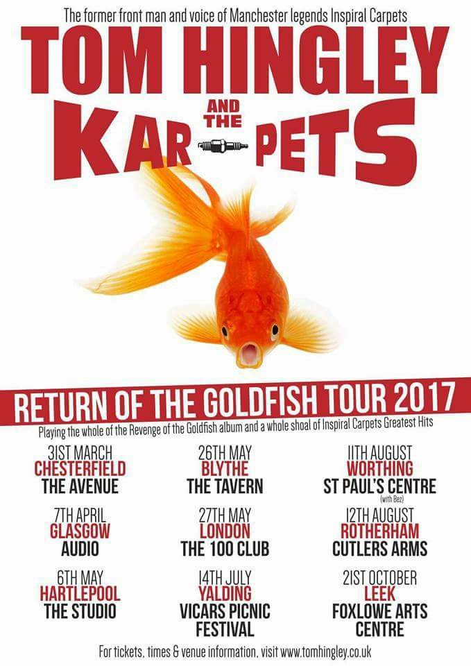 TOM HINGLEY & THE KARPETS .The Claxbys