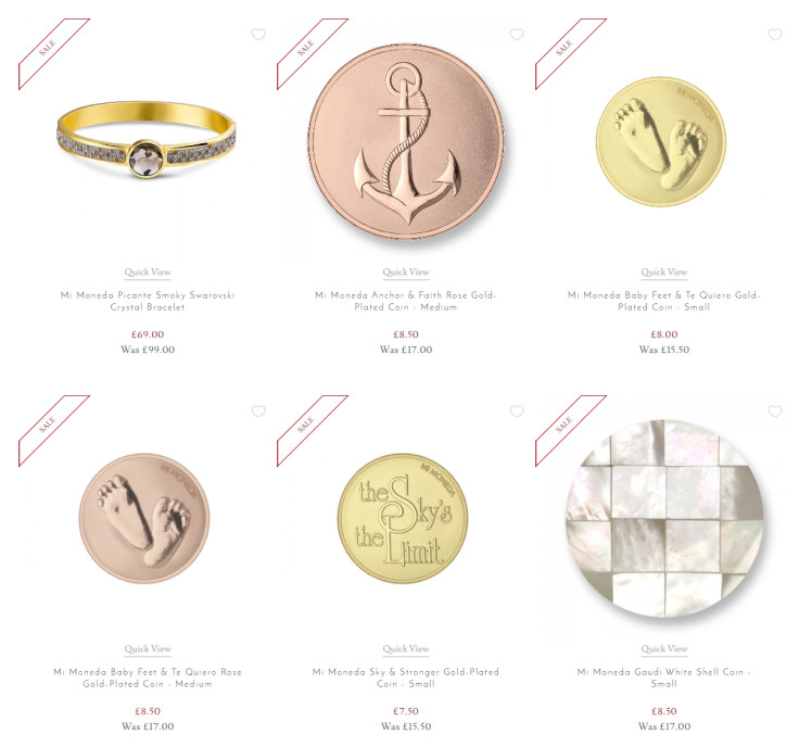 Up to 50% Off Selected Mi Moneda Jewellery
