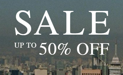 Sale Up to 50% off