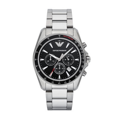 Emporio Armani Black Dial Bracelet Watch AR6098