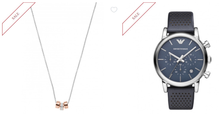 Get Up to 41% Off Selected Emporio Armani Jewellery, Cufflinks & Watches